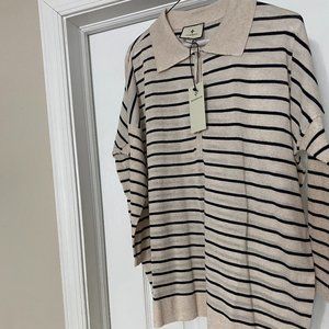 Tuckernuck Stripe Clayton Knit Polo XS/S